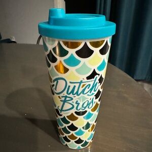 Dutch Bros Mermaid Scales Tumbler